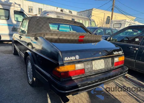 1988 Saab 900 из США, поврежденный, VIN YS3AT76L3J7040435